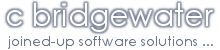 c bridgewater - joined-up software solutions ... logo